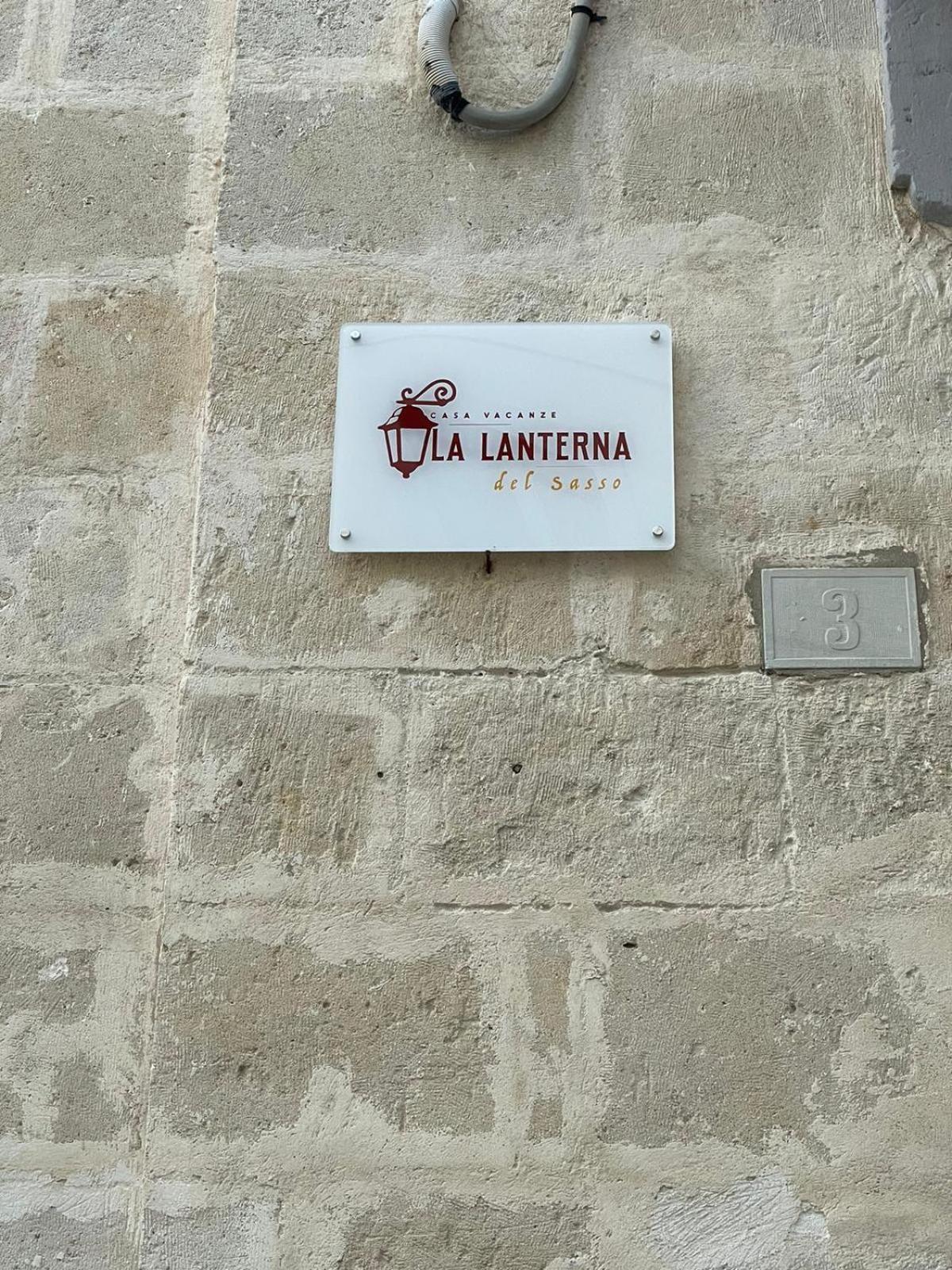 Willa La Lanterna Del Sasso Matera Zewnętrze zdjęcie